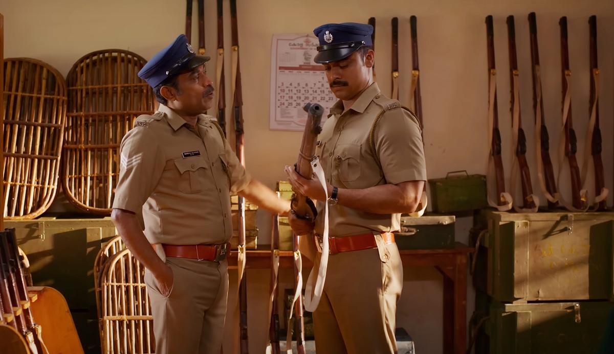 Suraj Venjaramoodou and Tovino Thomas in Narivetta Suraj Venjaramoodou and Tovino Thomas in Narivetta