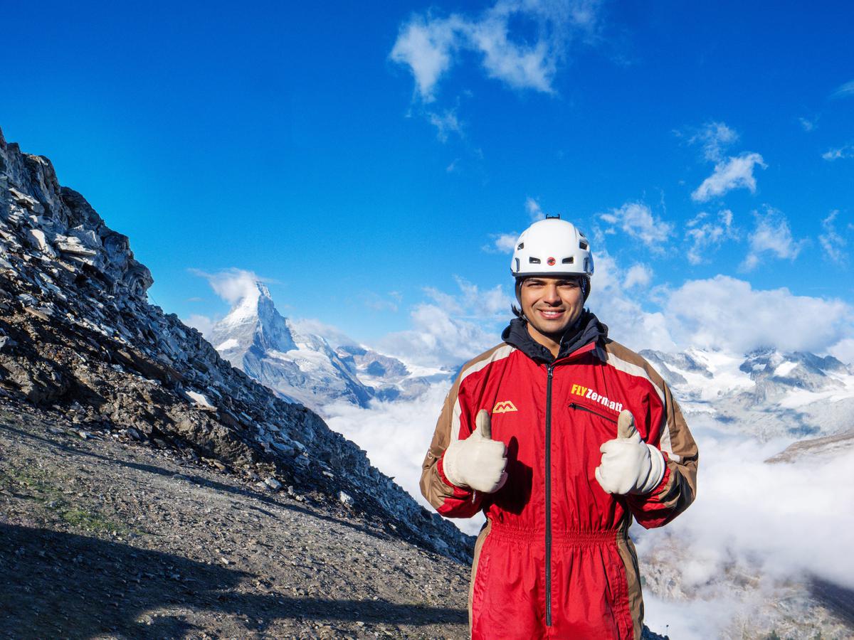 Olympic gold medallist Neeraj Chopra sky dives, paraglides and hikes around Switzerland, between servings of fondue