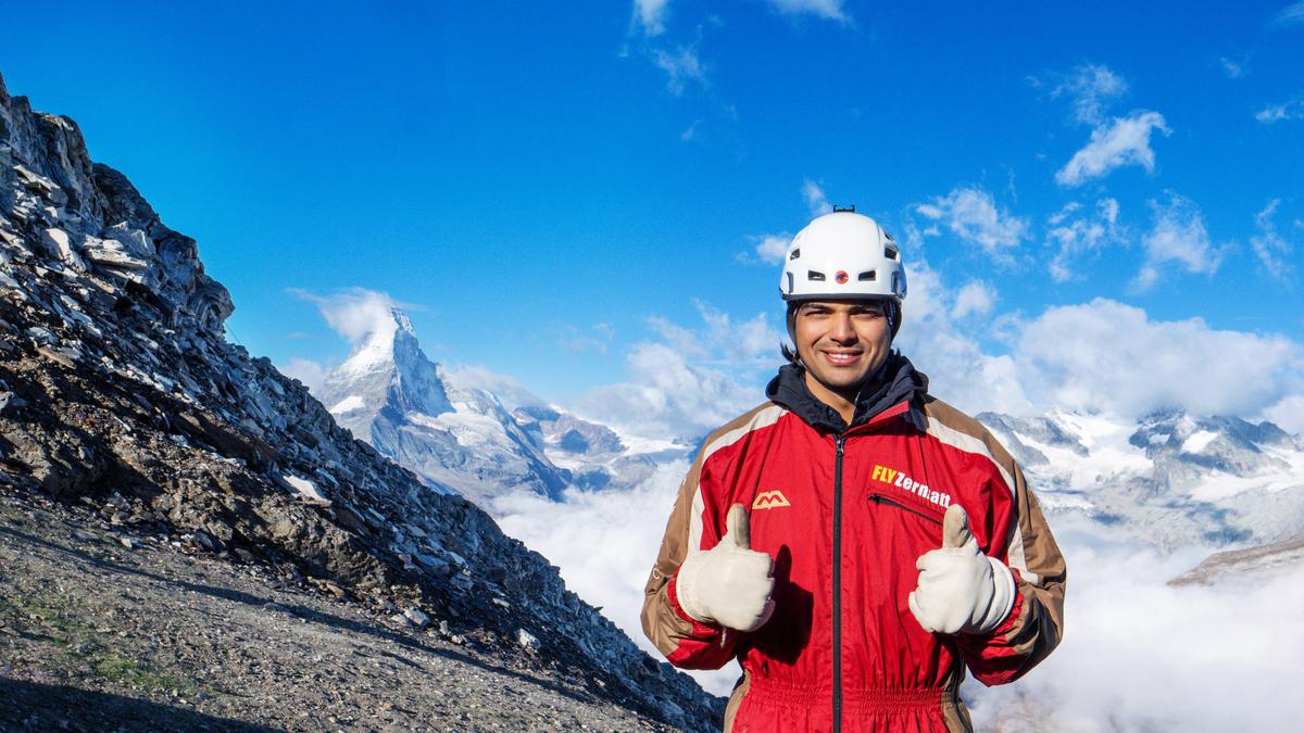 Olympic gold medallist Neeraj Chopra sky dives, paraglides and hikes around Switzerland, between servings of fondue