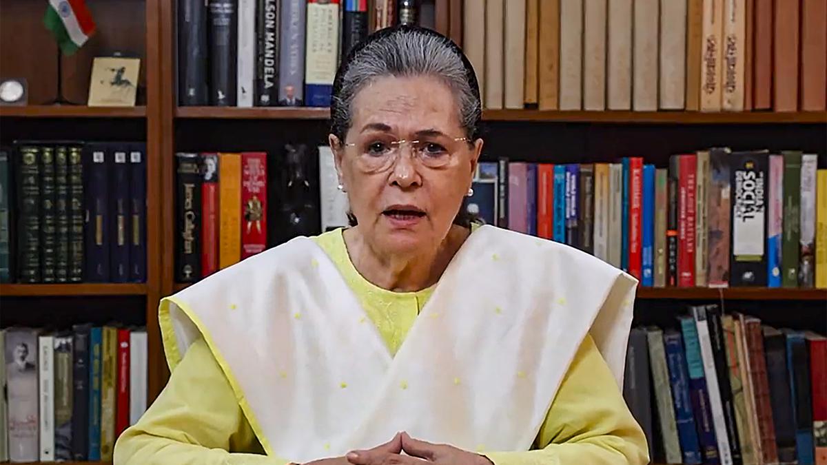 Watch | Sonia Gandhi appeals for peace in Manipur, calls situation ‘heartbreaking’