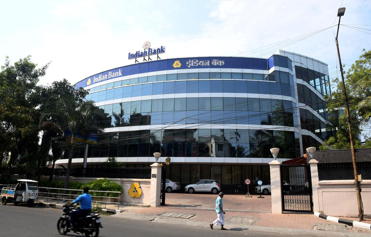 A view of the Indian Bank at Royapettah in Chennai. File