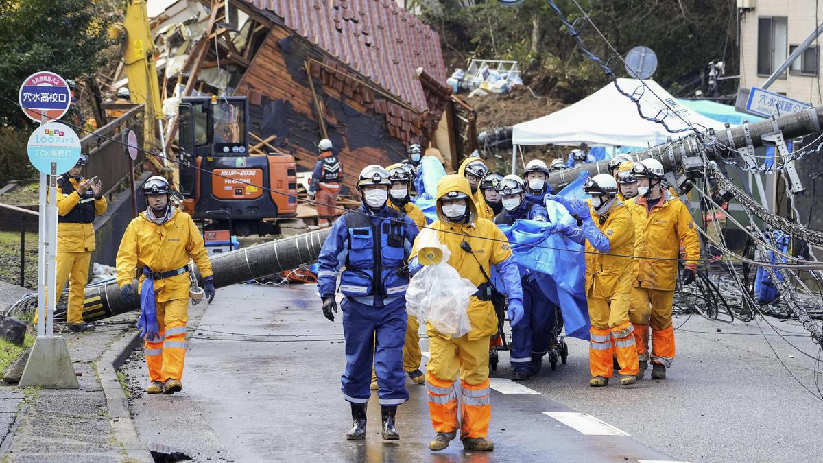 Death toll reaches 100 as survivors are found in homes smashed by western Japan earthquakes