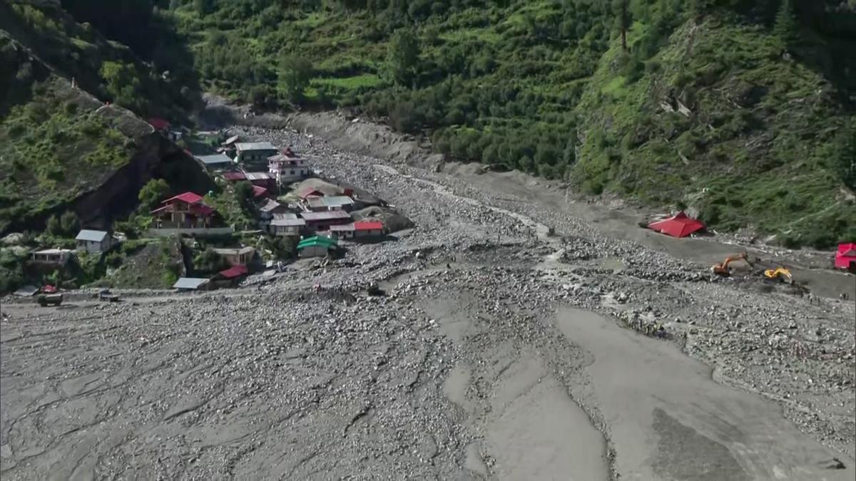 Dharali flash floods: 43 missing, 1,308 rescued, says Uttarakhand govt.