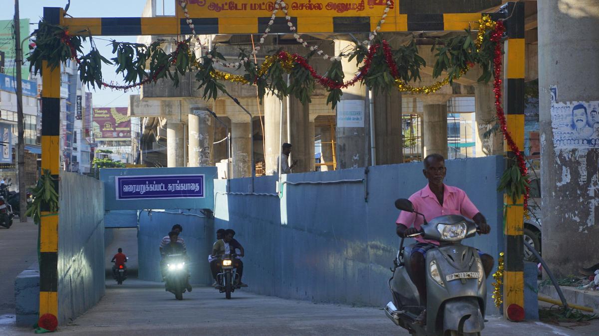 CM inaugurates limited use subway on 100-feet Road