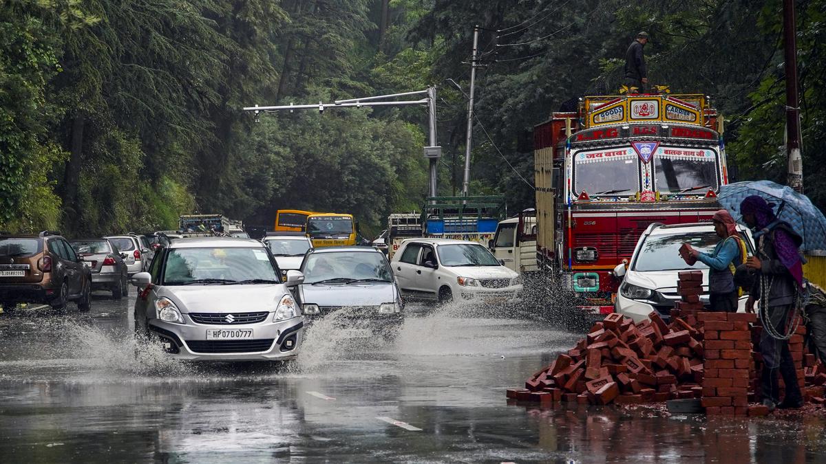 Rains trigger landslides at several places in Himachal Pradesh; orange alert issued