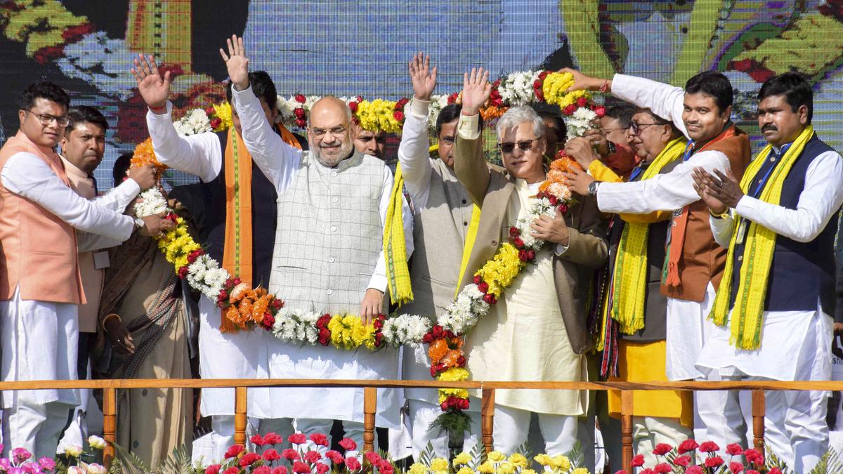 BJP ended terrorism, brought all-round development in Tripura: Amit Shah