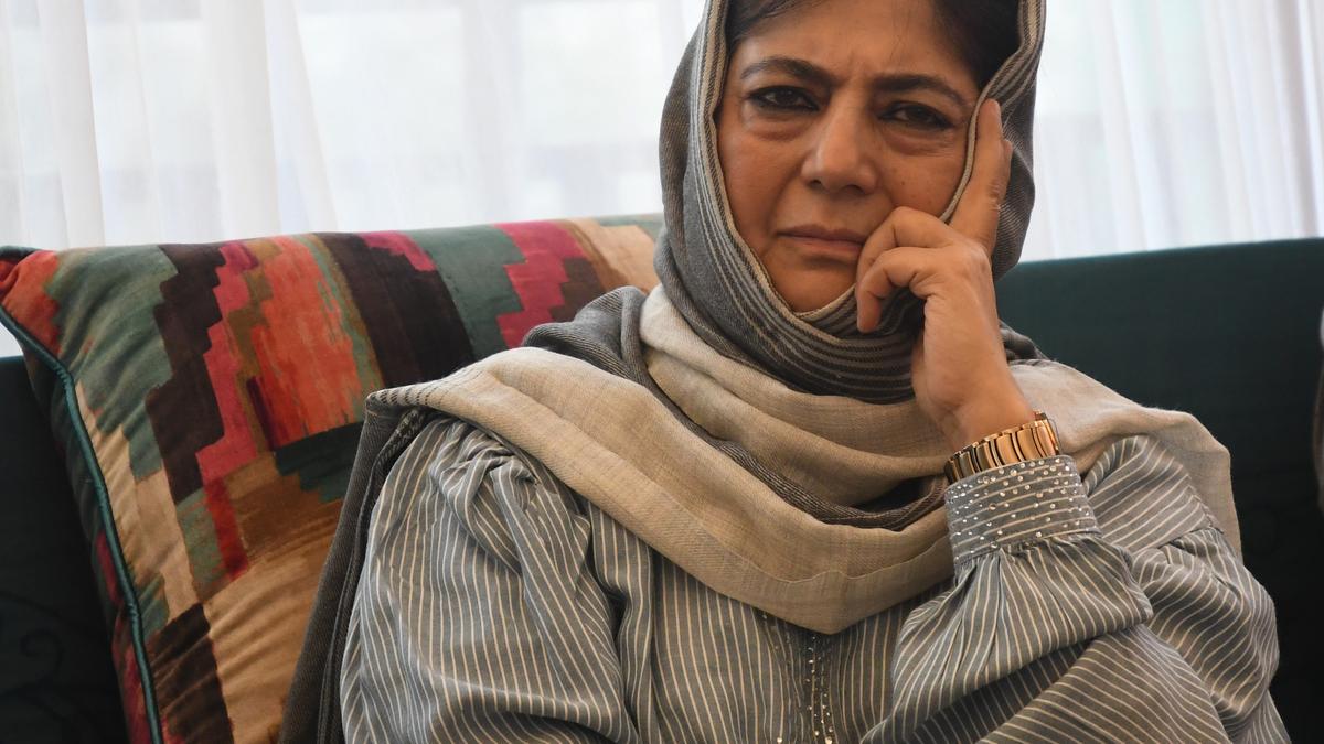 Mehbooba slams arrest of students in Jammu and Kashmir