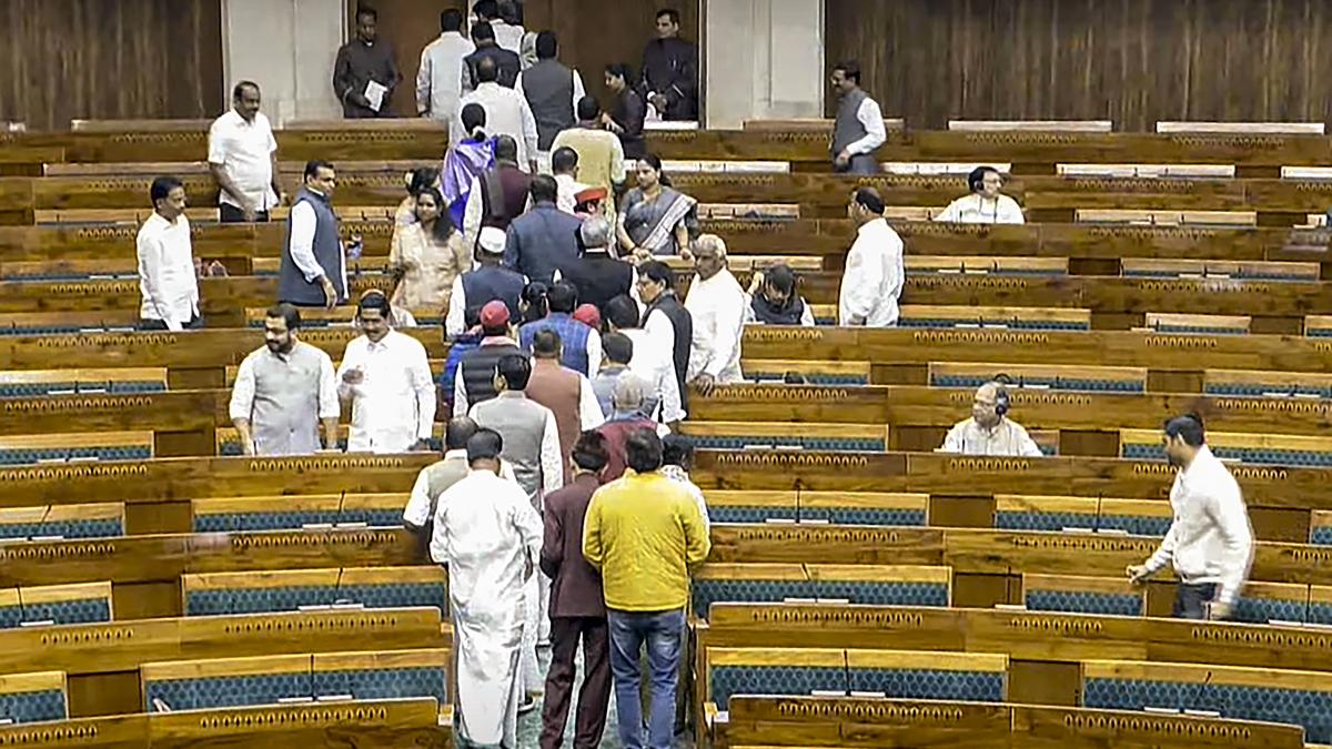 Opposition walks out during FM Nirmala Sitharaman’s Budget speech