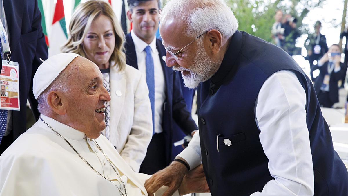 Congress’s satire on PM Modi’s tete-a-tete with Pope Francis acquires a political edge in Kerala