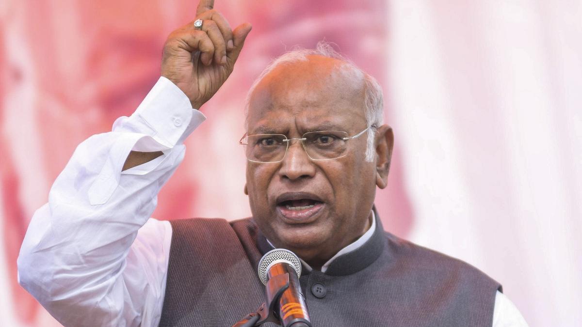 Mallikarjun Kharge falls ill during speech in J&K's Kathua