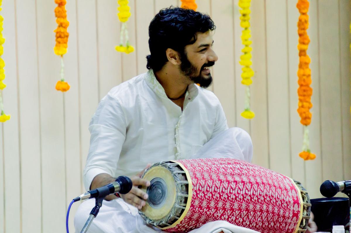 Sumesh engages with the mridangam beyond classical concerts.