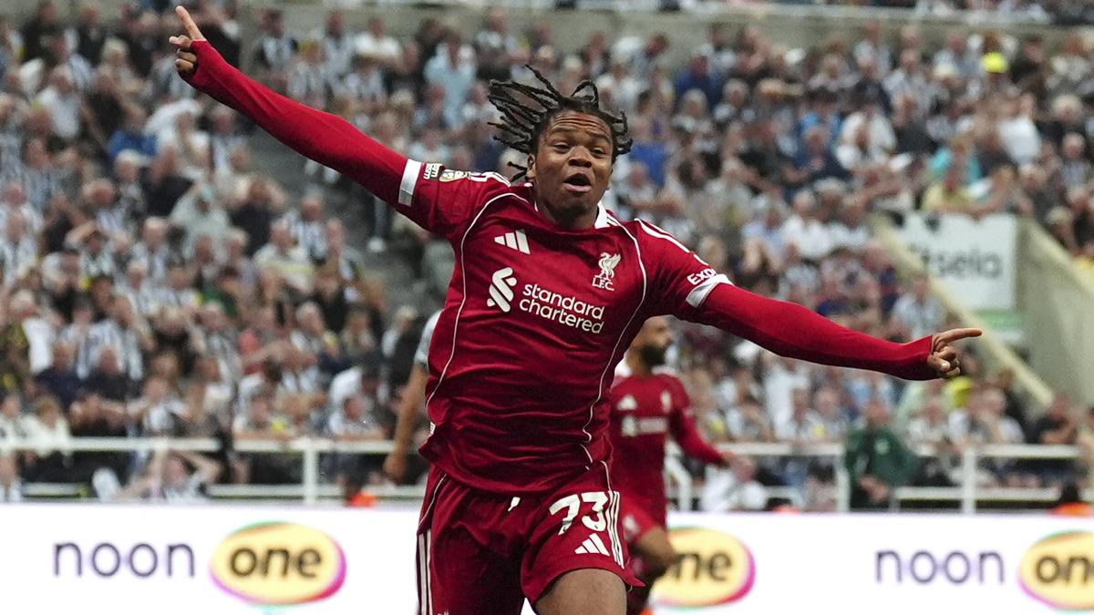 Premier League | Rio Ngumoha, 16-year-old supersub, scores last-gasp winner for Liverpool to beat 10-man Newcastle