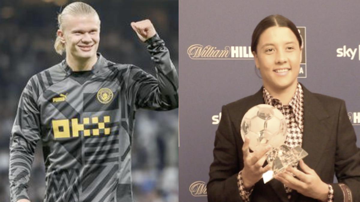 Erling Haaland, Sam Kerr win Football Writers’ Association awards