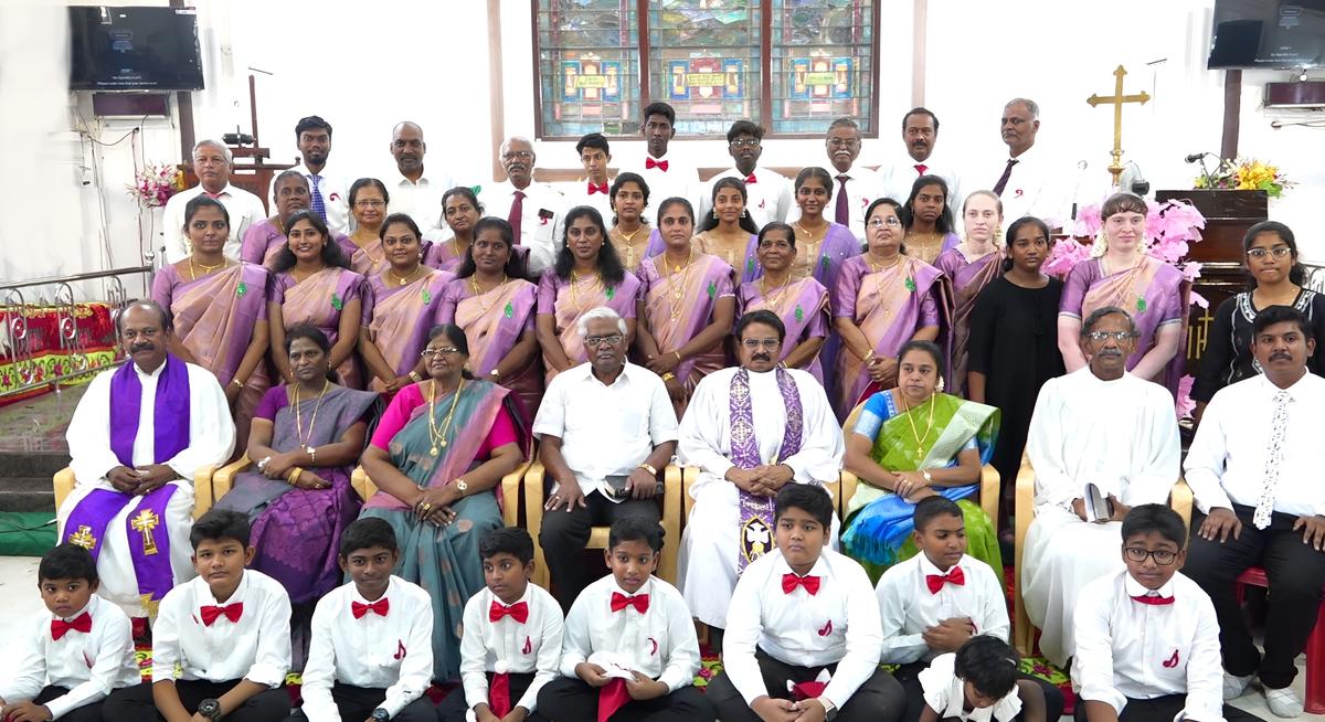 The choir of CSI Webb Memorial Church, Madurai, rendering Christmas carols on Sunday. The choir of CSI Webb Memorial Church, Madurai, rendering Christmas carols on Sunday.