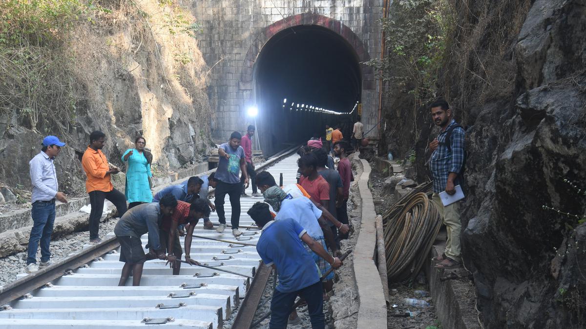 Complete Track Renewal after five decades inside Kulashekara old tunnel to improve train operations in Mangaluru region