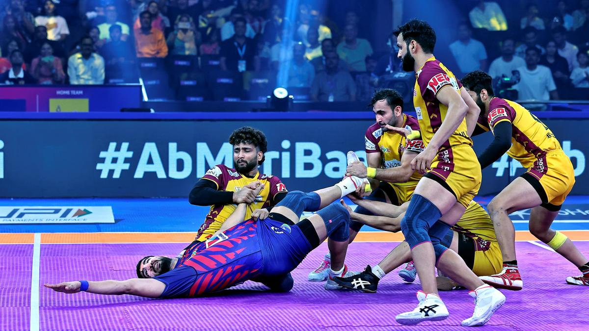 Pro Kabaddi League | Dabang Delhi beat Telugu Titans 33-29