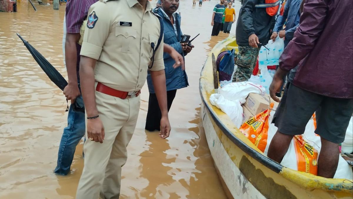 Anantapur Police Assist Flood Relief in Vijayawada