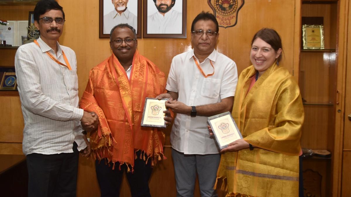 Need to enhance the American Corner established at Andhra University, says in-charge Vice-Chancellor