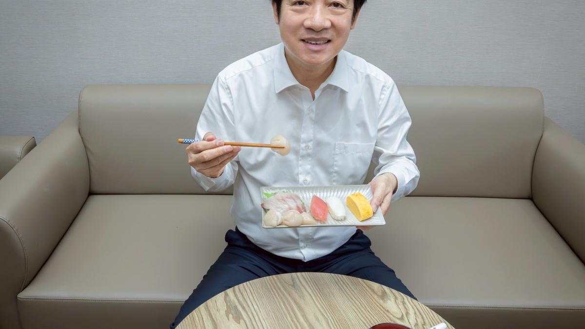 Taiwan president shows support for Japan in China dispute with sushi lunch