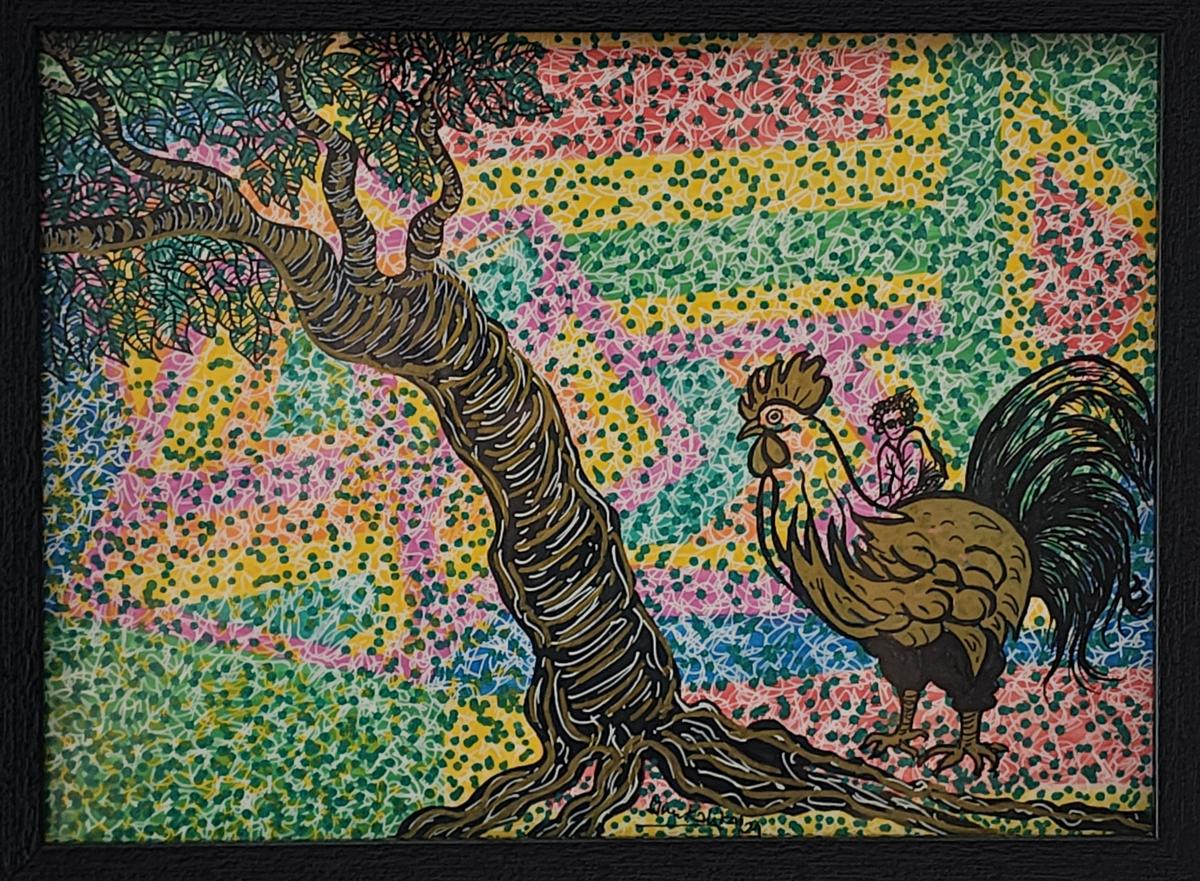 The Rooster and Me at Lines of Flight exhibition