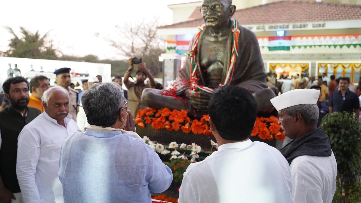 Gandhi Bhavan inaugurated in Haveri The Hindu