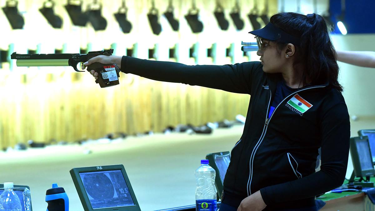 Junior women’s pistol team wins gold