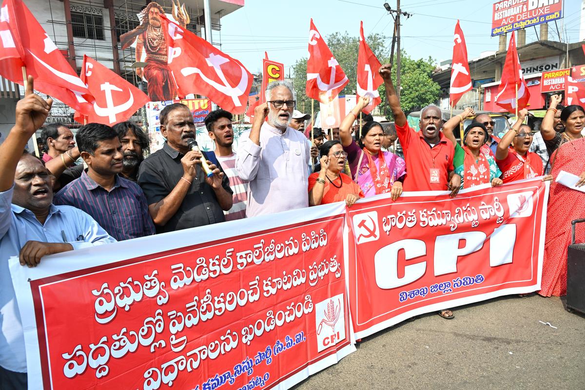 thehindu.com - CPI protests PPP model for new medical colleges, calls it 'dangerous'