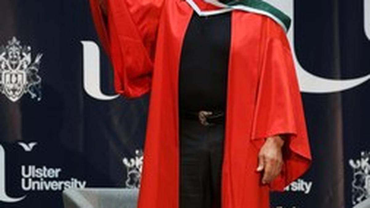 Arnold Schwarzenegger receives Honorary Doctorate from Ulster University