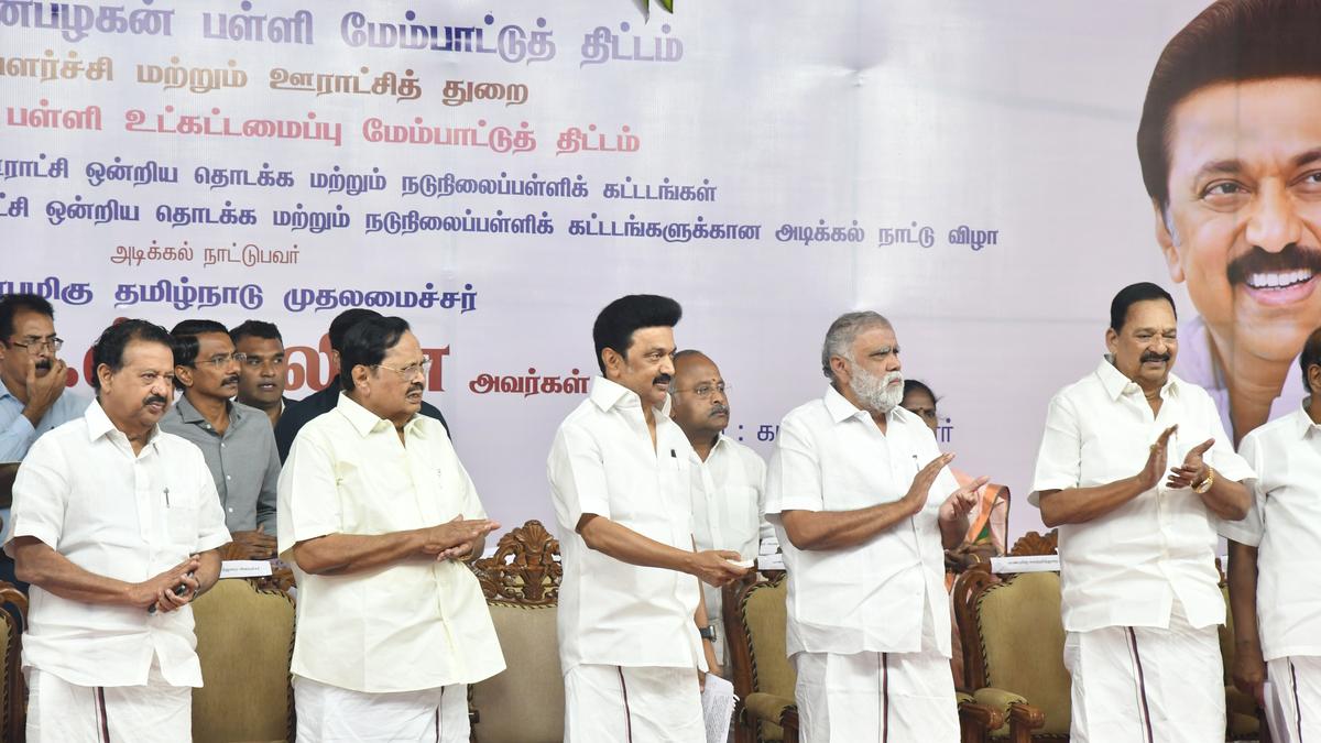 Tamil Nadu to spend ₹12,300 crore on new classrooms under Anbazhagan School Development Scheme