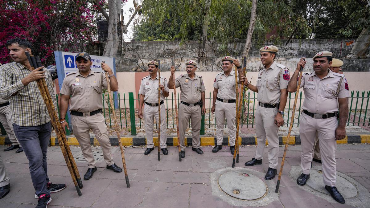 INDIA bloc protest: Security tightened in Central Delhi