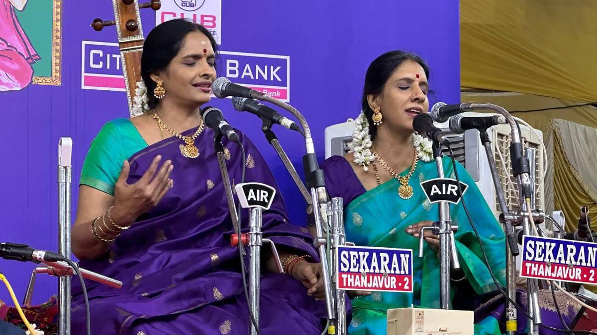 How violinists Ranjani and Gayatri turned vocalists at Tiruvaiyaru