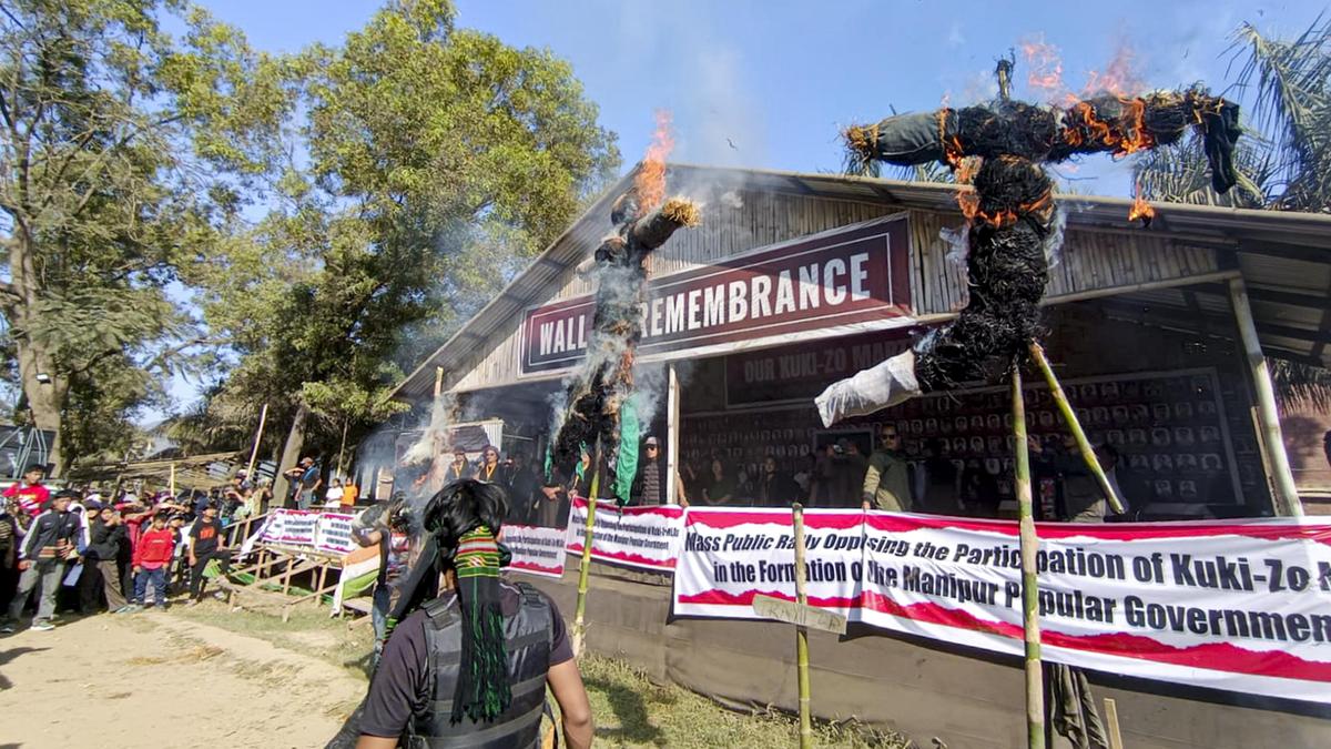 Protests flare in Manipur over Kuki-Zo MLAs in government