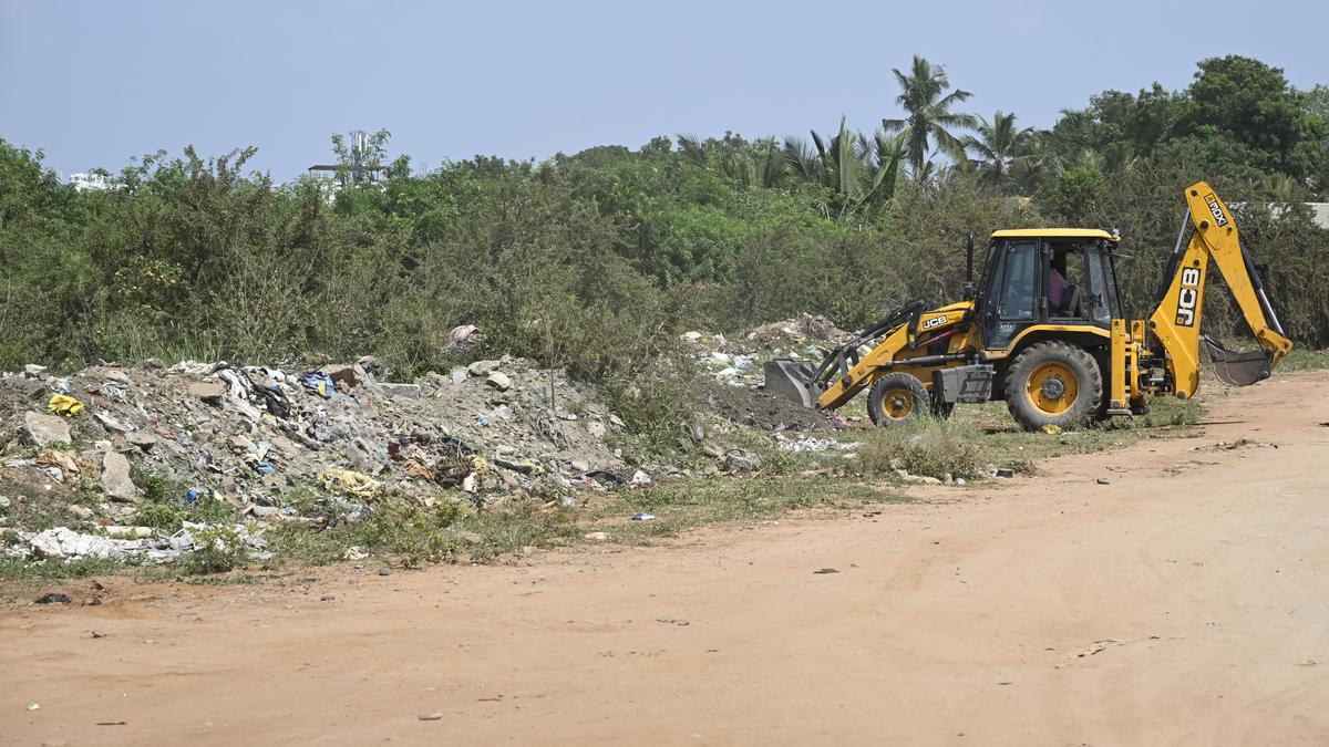 Dumping of building debris unchecked on vacant lands near Coimbatore airport