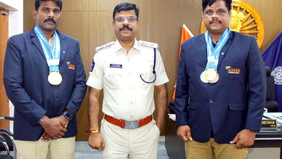 Bapatla police personnel win five medals at World Masters Athletics meet