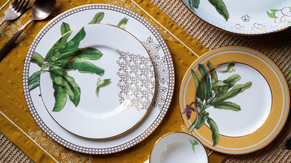 With 22 carat gold bands and elegant motifs, this Chennai brand’s dinnerware will make you want to throw a party soon