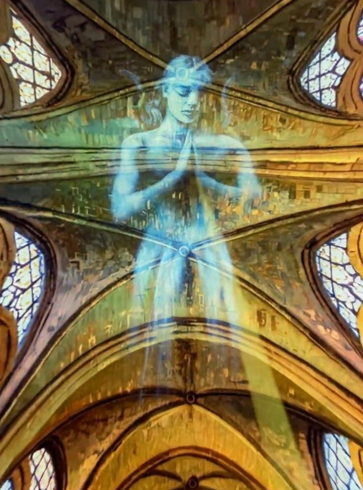 The visual grammar of Nikas Safronov's works has a dream-like artistic language.