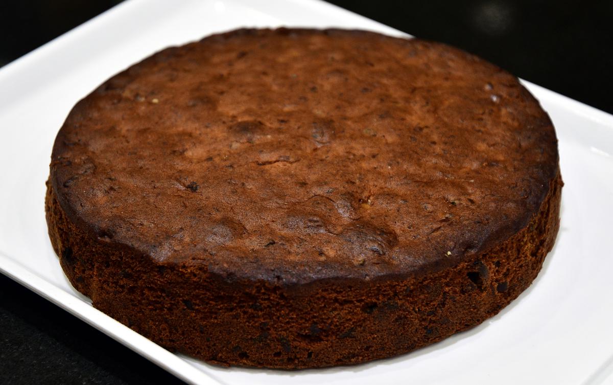 Plum cake made with dry fruits and fruit sauce, a specialty at Balaji &Co Bakes, one of the oldest bakeries in Coimbatore.