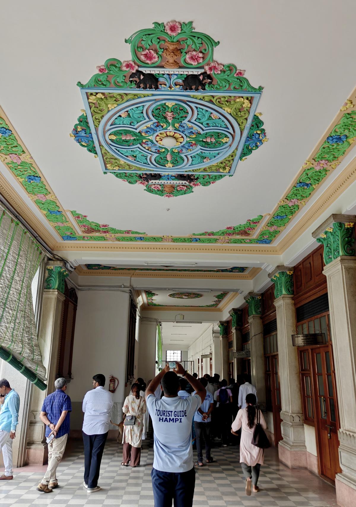 People taking the Walking Guided Tour of the Vidhana Soudh building in Bengaluru on Sunday. People taking the Walking Guided Tour of the Vidhana Soudh building in Bengaluru on Sunday.