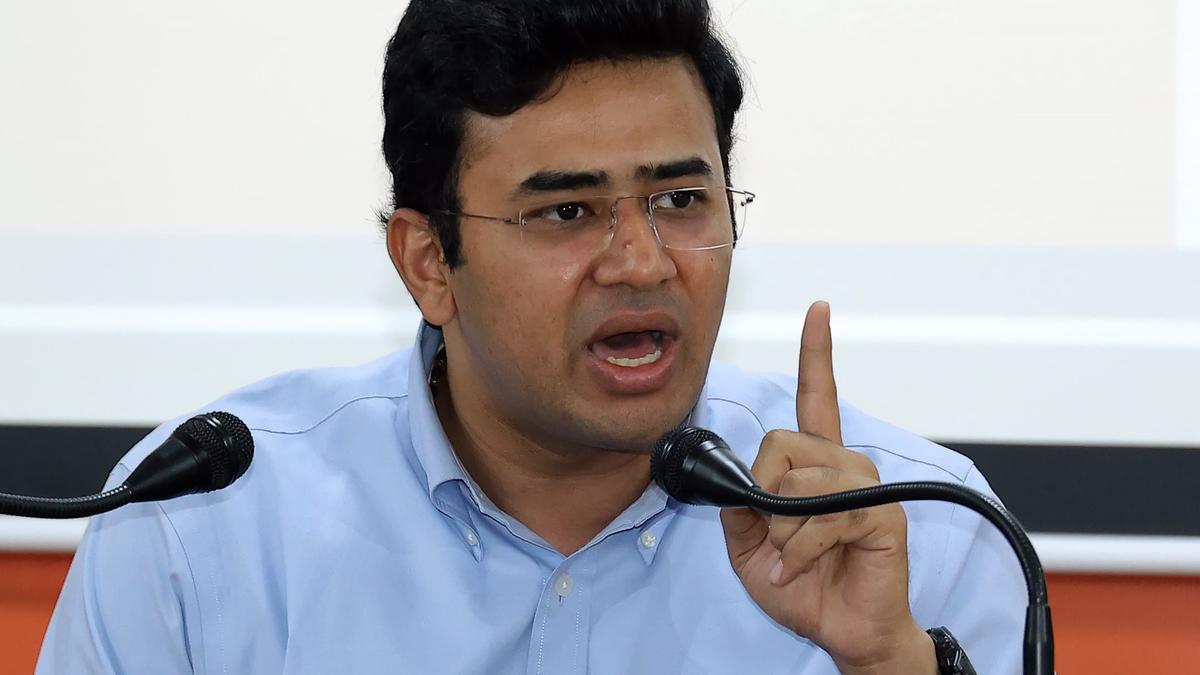 Tejasvi Surya calls tunnel road project a ‘loot of public money’, vows BJP will block it