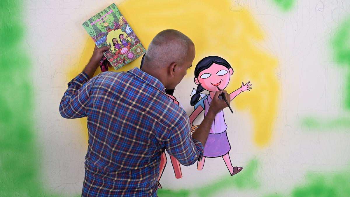 Students’ art work appears in SCERT textbooks and inside pages