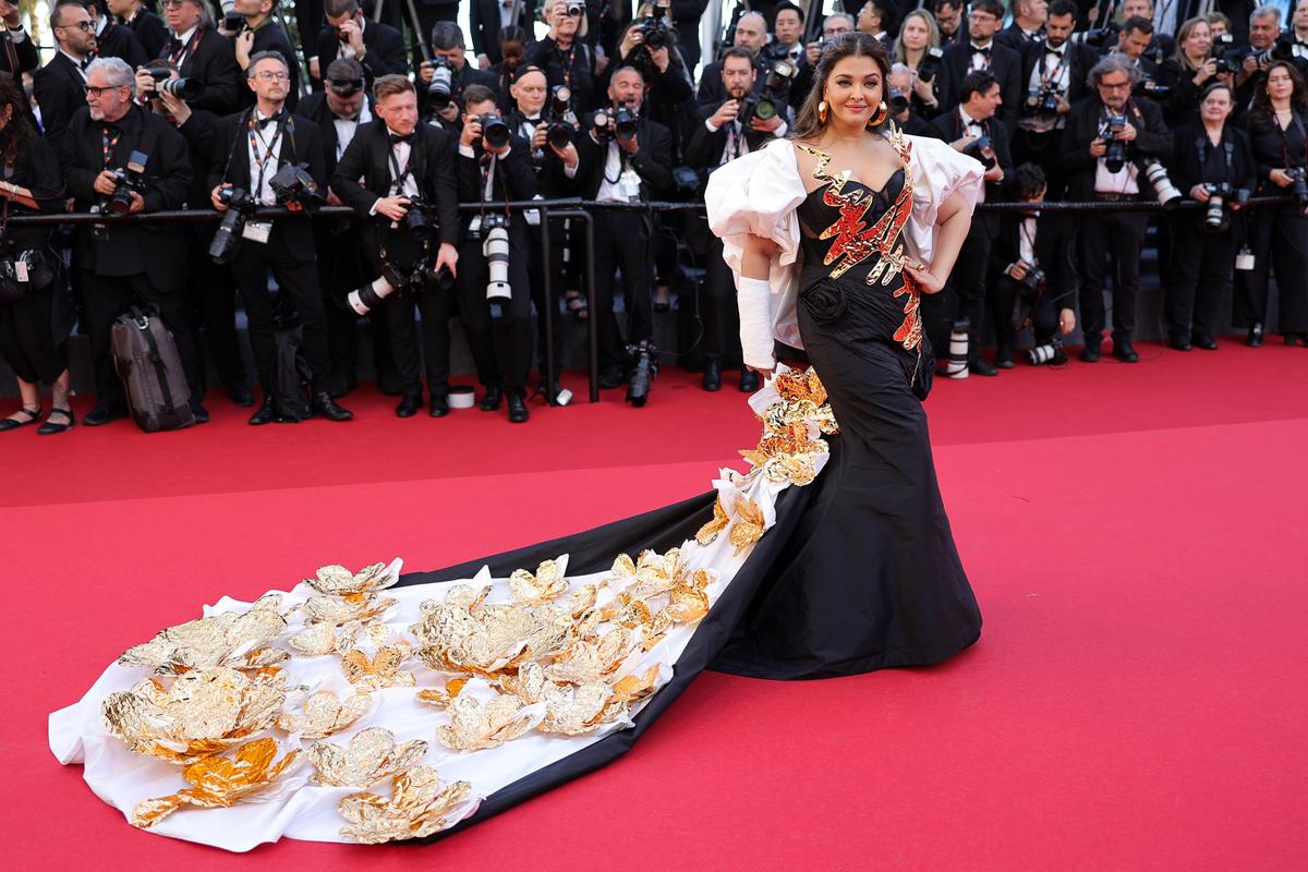 Aishwarya Rai Bachchan at the 77th annual Cannes Film Festival 