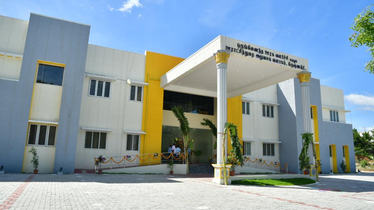 CM inaugurates integrated rural development building complex in Krishnagiri through videoconferencing