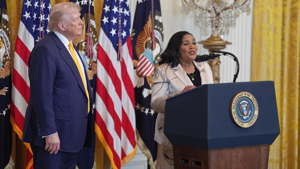 Trump hosts Black History Month reception, weeks after backlash over racist post