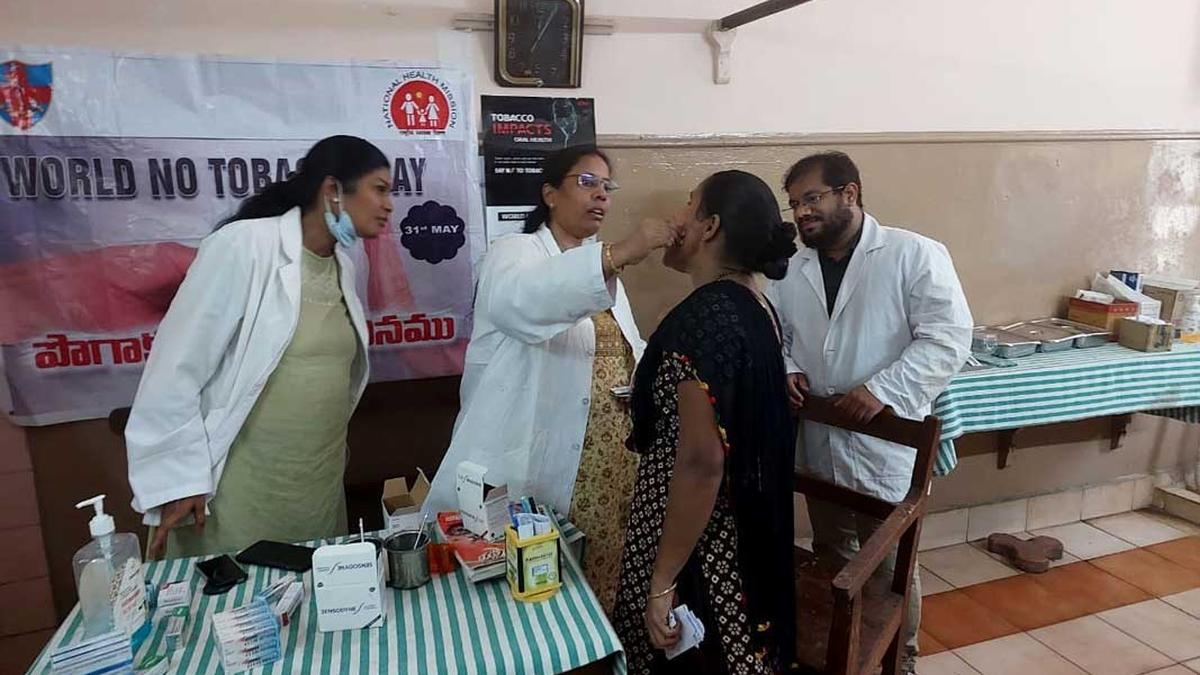 World No Tobacco Day 2024: Oral cancer awareness camp held at KGH