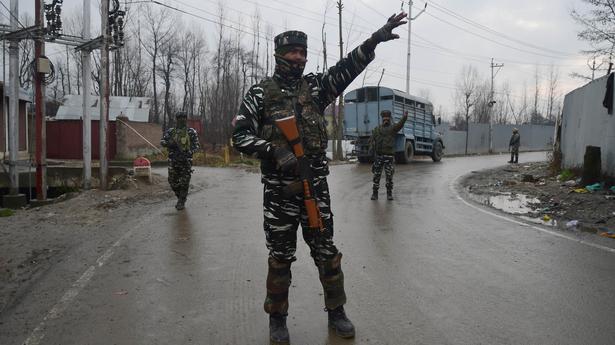 Three LeT militants trapped in J&K’s Budgam, encounter on