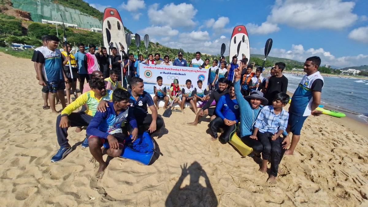 Sea kayaking coaching camp in Visakhapatnam