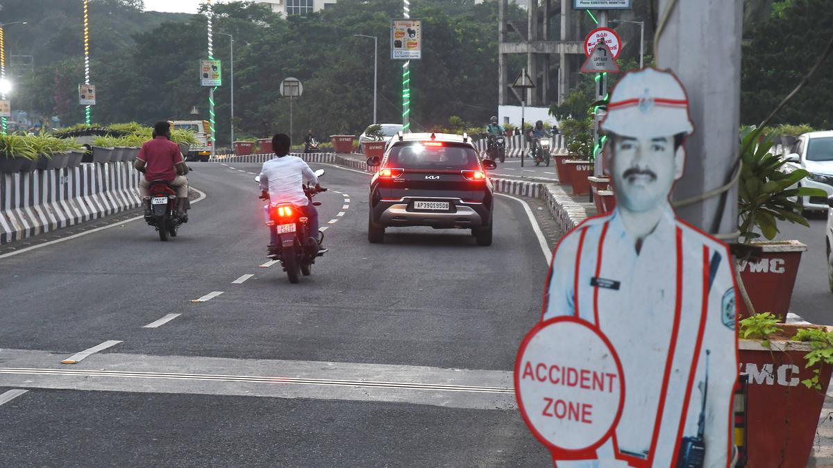 Telugu Thalli Flyover in Visakhapatnam turns into a hotspot for accidents