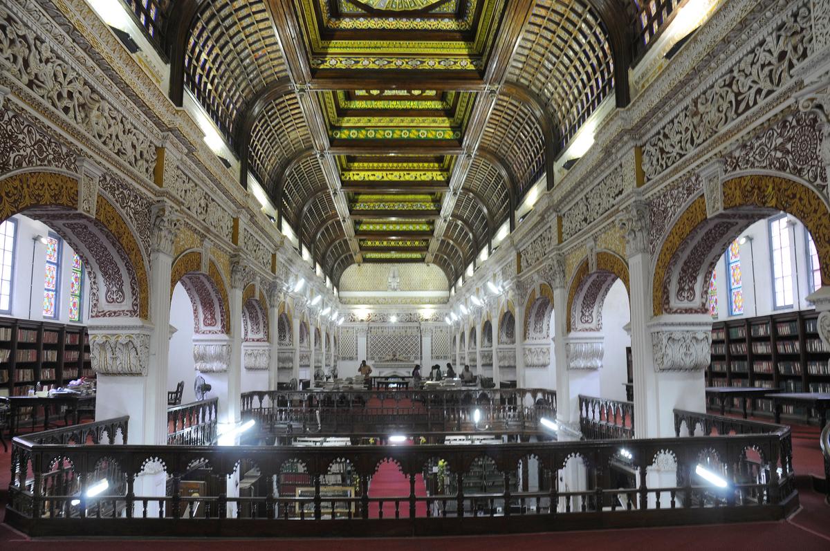 The Connemara Public Library, Chennai. 
Photo: R.Ragu