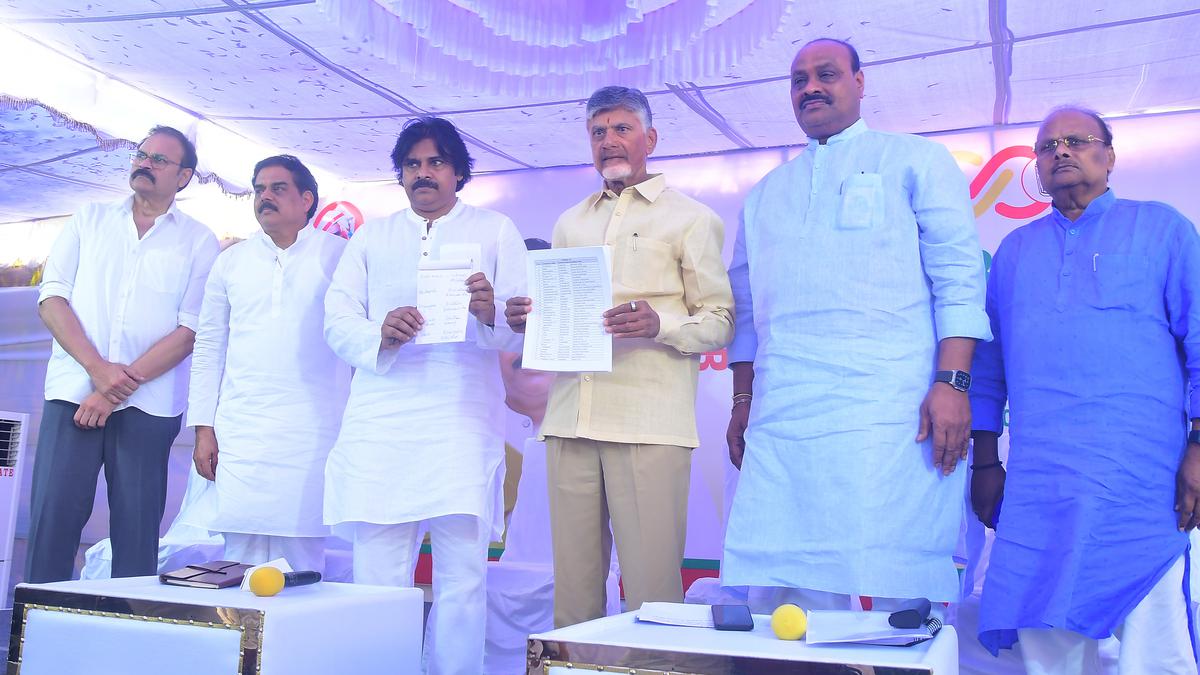 A.P. Assembly elections: TDP-JSP alliance releases first list of candidates