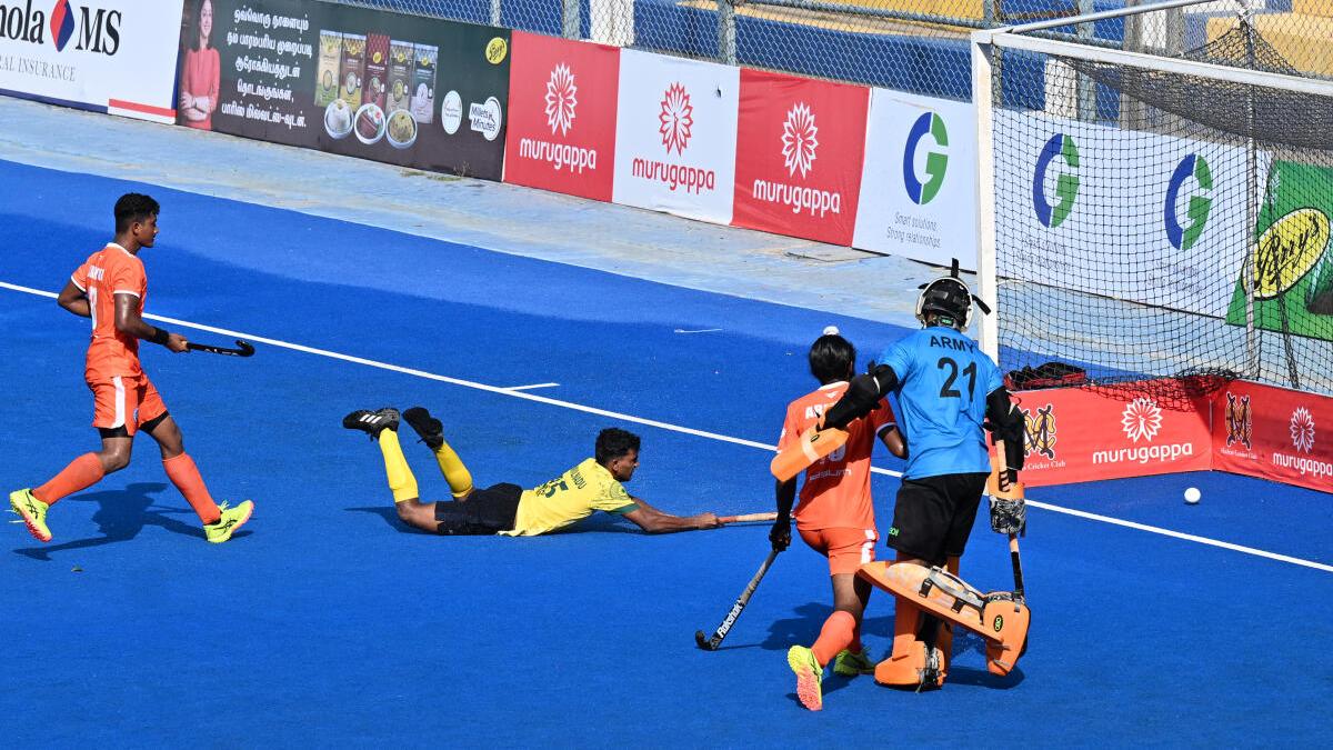 Murugappa Gold Cup | Hockey Unit of Tamil Nadu stuns Indian Army